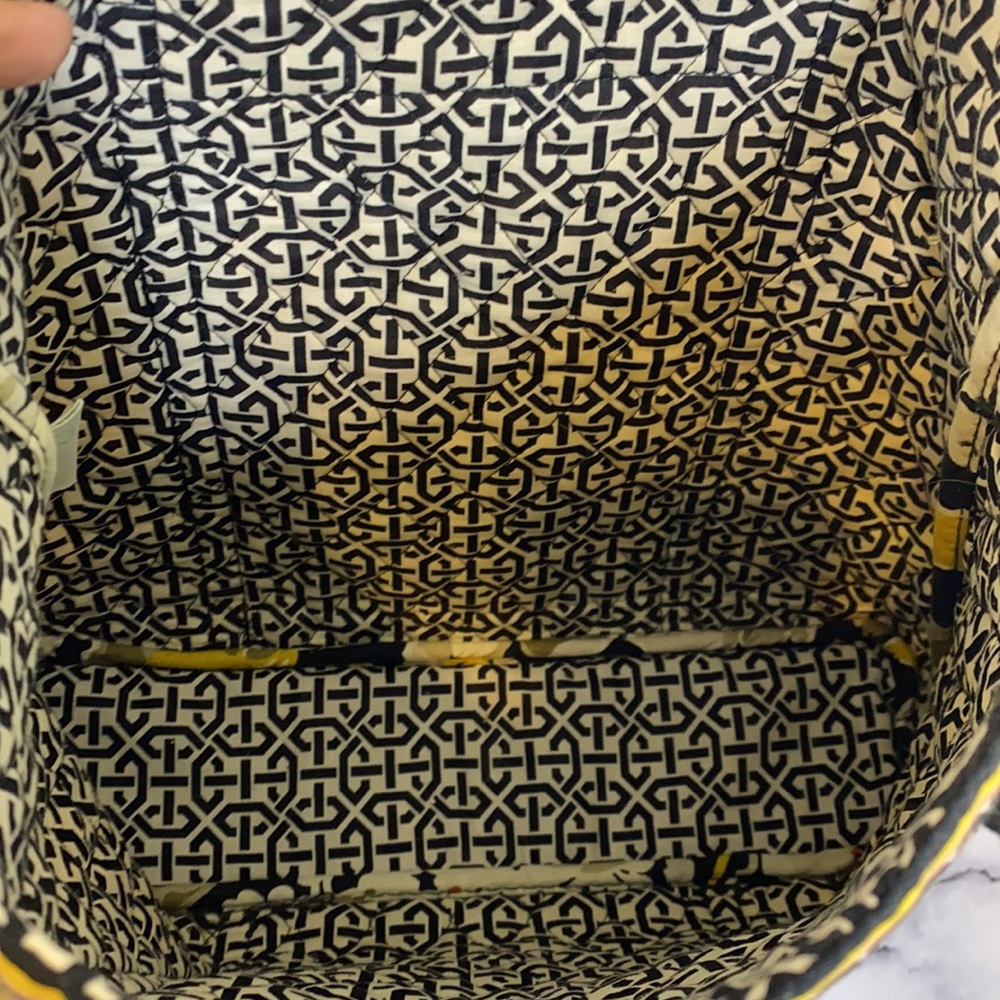 VERA BRADLEY quilted floral fabric small tote bag - Picture 5 of 7